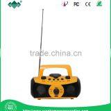 Solar Panel AM/FM Radio Generator Led Lamp Speaker
