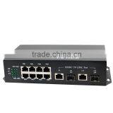 12 Port Gigabit Switch IEEE802.3af at 48v 8 Giga POE With 2 1000mbps RJ45/SFP thumbnail-1