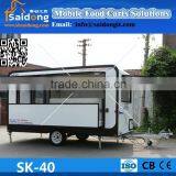 Commercial Newest Design World Best Mobile Food Cart With Big Wheels Tricycle Food Cart With Big Windows Food Cart Trailer thumbnail-4