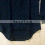 Long Pullover Rounded Bottom Side Zip Hoodie thumbnail-2