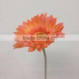 High Quality Real Touch Fabric Flower Single Gerbera Daisy Artificial Flowers thumbnail-1