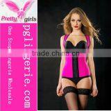 Latex Vest Girdle Shapewear and Latex Waist Cincher Vest thumbnail-3