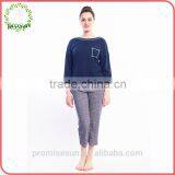 Blue Relax Outdoor Clothing for Ladies Gym Wear Suit