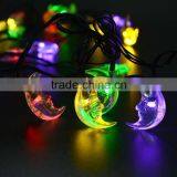 20ft 30 LED Moon String Solar Led Light or Outdoor, Gardens, Homes, Wedding, Christmas Party thumbnail-2
