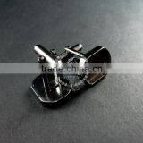 13.5x16.5mm Setting Size Steam Punk Watch Movement Gun Black DIY Base Tray French Cufflink Supplies Cuff Link Findings 1500025 thumbnail-2
