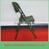 China Wholesales Hdpe Blow Molding Stackable Portable Used Outdoor Leisure Plastic Folding Chairs SD-28 thumbnail-2