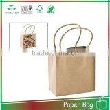 Brown Paper Bag,cheap Price Machine Made Kraft Paper Bag thumbnail-1