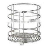 Chrome Plated Stainless Steel Kitchen Utensil Basket thumbnail-1