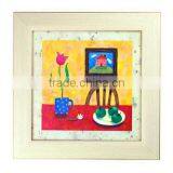 Oil Painting of Flowers With Fram thumbnail-1