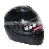 DOT Gloss Black Street Sport Bike Full Face VISOR Motorcycle Adult Helmet M L XL thumbnail-1