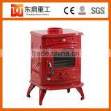 Enamel Wood Stoves Style Wood Burning Stove With Red Colour thumbnail-2