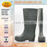 Green Black Cheap PVC Safety Rain Boots thumbnail-4