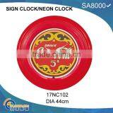 17 Inch Neon Light Wall Clock thumbnail-2