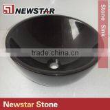 Newstar Polished Black Stone Outdoor Garden Sink thumbnail-2
