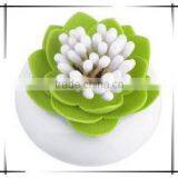 Household Plastic Color Eco-friendly Lotus Toothpick /cotton Bud Holder thumbnail-1