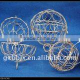 Cuprous Iron Decorative Fancy Ball Set of Three thumbnail-1