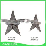 Wholesale star shaped christmas decorations