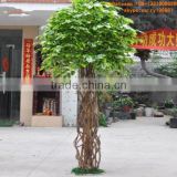 LXY081904 plastic tree ornamental ficus bonsai tree artificial banyan bonsai