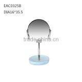 Make up Mirror With Marble Effect Base Holder thumbnail-3