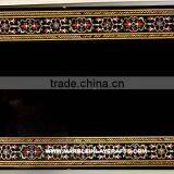 Marble Stone Inlaid Pietra Dura Dining Table Top Antique thumbnail-1
