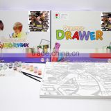 Canvas markers kit-painting kit	Fantastic educational digital painting toy for kids