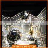 Window Display Custom Made Fashionable Advertising Decoration Mirror Silver Ball thumbnail-2