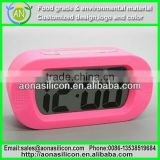 2015Hot sale Silicone promotion clock with custom design