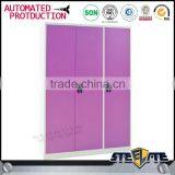 Henan Steelite 3 Door Metal Wardrobe Godrej Almirah Designs With Price thumbnail-4