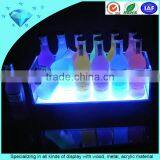 OEM Acrylic Beer Tray PVC Ice Bucket Plexiglass Ice Container Wholesale Custom thumbnail-5