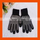 Black PVC Dots IPhone Touch Conductive Gloves thumbnail-1