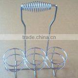 Wine Bottle Rack With Chrome Plating