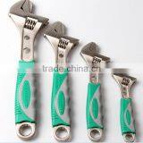 BERRYLION 12'' Nickel Alloy Plated Adjustable Wrench, PVC Handle Grip Spanner thumbnail-5