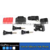 Helmet Side Mount Kit 3M Sticker Screw for Sports DV Accessory Action Camera Cases thumbnail-1