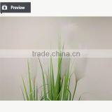 63 Inch Nature Look Artificial Grass Potted Onion Grass With Weed Fake Pots Plant thumbnail-4