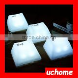 UCHOME Keyboard Button Lamp, Led Keyboard Lamp USB Ctrl/Esc/Del Keypress Light, Novelty Lamp