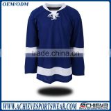 sublimation reversible colorful green design ice hockey shirt for kid's