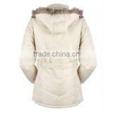 Utex Design Women Coats Women Long Winter White Coat Woman 2015 thumbnail-2