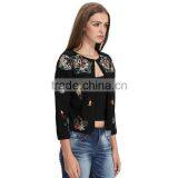 Latest Fashion Womens 2017 Jackets Custom Embroidery Designs thumbnail-2