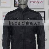 2014 Europe Wholesale Custom Men Leather Jacket With High Quality thumbnail-1