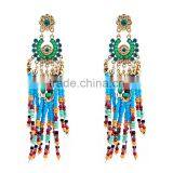 Bohemian Jewelry Handmade Beads Statement Earrings for Women Jewelry thumbnail-3