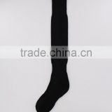 Black nylon knee high soccer wholesale socks men