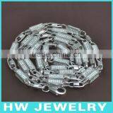 Bullet Chain, 36inch, Bling Bling Jewelry Necklace, Hip Hop Men Necklace,, Ice Out Jewelry,HWNE90318 thumbnail-4