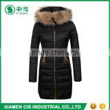 Top Quality Winter Windproof Warm Women Duck Down Coat With Fur Collar thumbnail-6