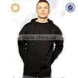 British Style Mens Blank Pullover Hoodie With Pocket thumbnail-1