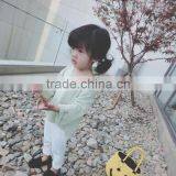 1-6 Years Wholesale 2017 New Fashion Winter Girls Knitted Sweater Ripped Solid Colors Girls Pullover Sweater (pick Size Color ) thumbnail-3