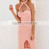 Bodycon Halter Summer Women Sexy Dress Evening Dresses 2017 Party High Waist Vestidos thumbnail-1