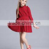 Ruffle Chiffon Fabric Mother Daughter Dresses Latest Frock Designs ForTeenage Girls thumbnail-4