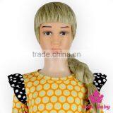 Flutter Sleeve Pearl Dress Baby Frock Design Pictures Halloween Baby Dress thumbnail-2