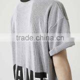 Korean Fashion Girls Style 2015 Summer Oversized Striped Back Letters Print T Shirt Dress thumbnail-2