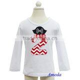 Boys 2nd Birthday Pirate White Long Sleeves Tee 3M-7Y thumbnail-1